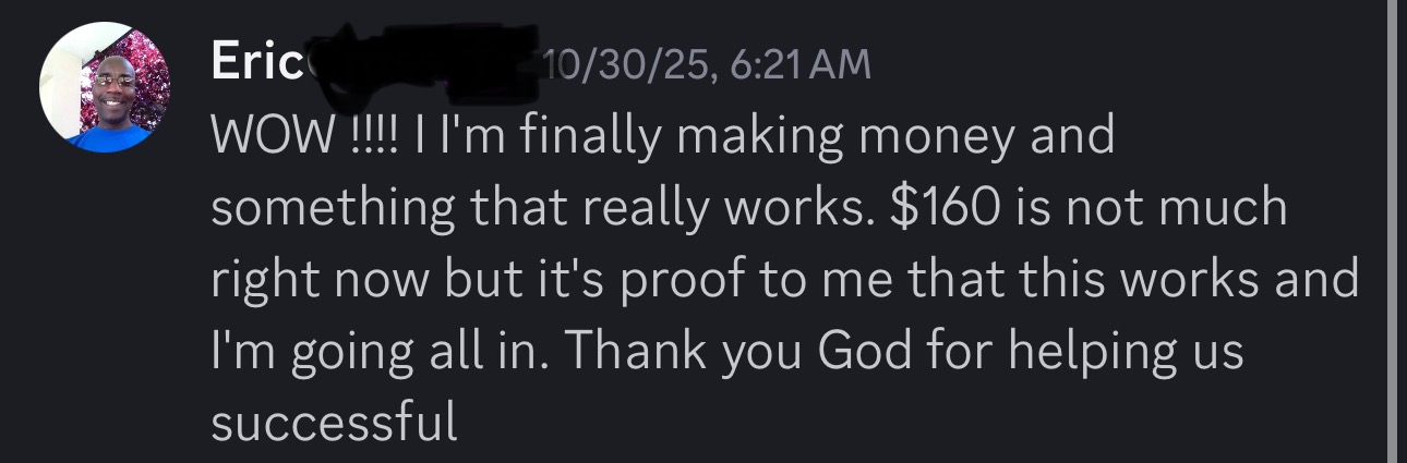 Testimonial screenshot 1